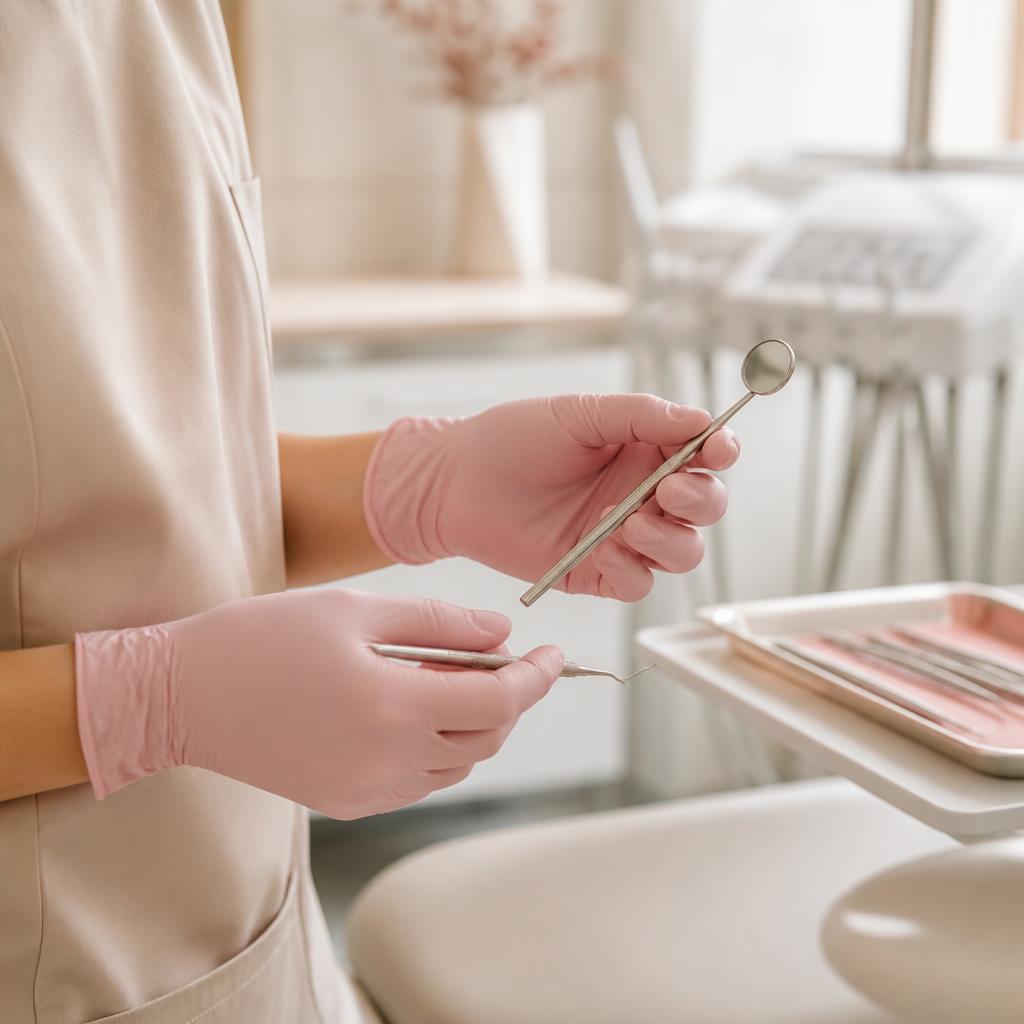 Mondhygiënist aan het werk in een warme, rustige behandelomgeving
